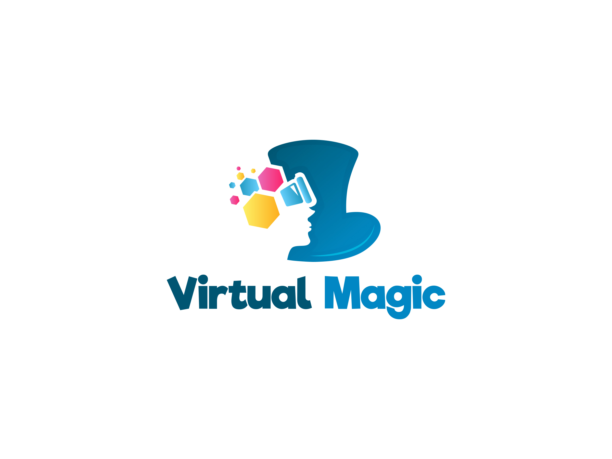 Virtual Magic book logo