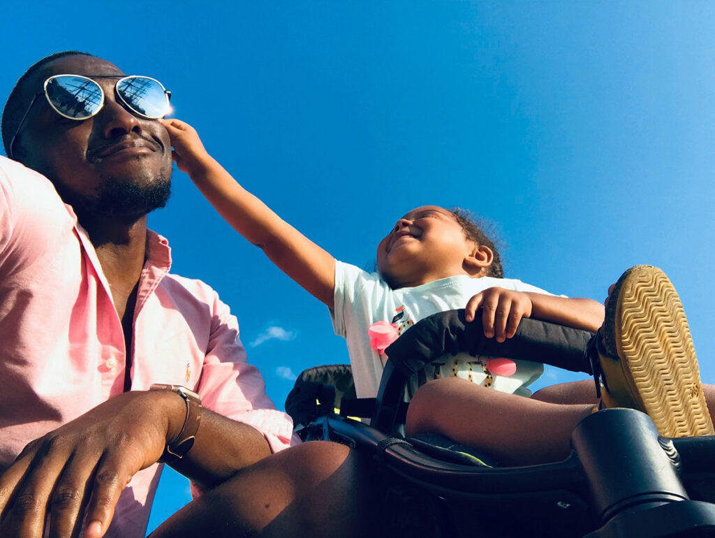 Cris Johnson, challenge of single fatherhood, fatherhood